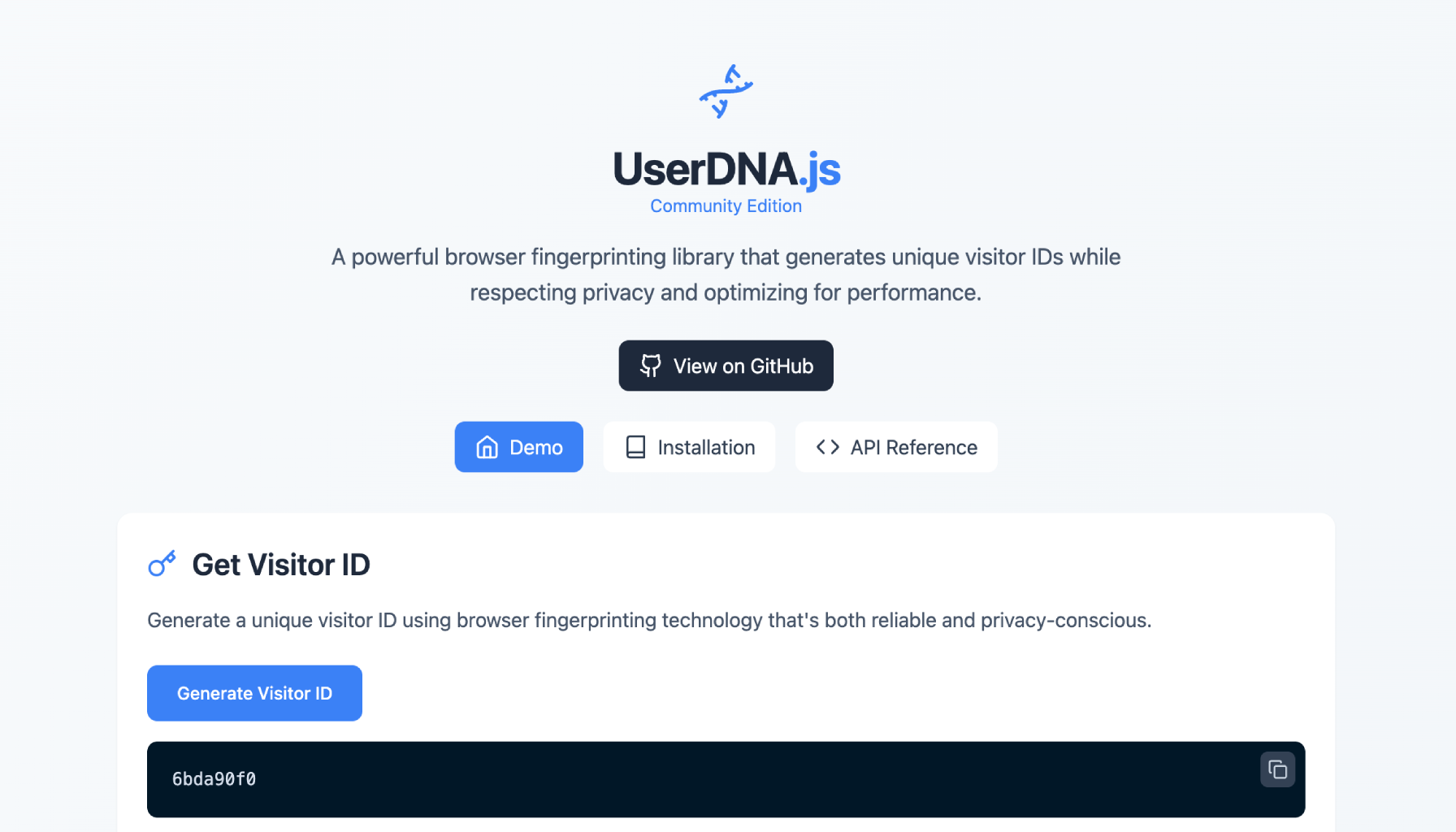 UserDNAjs